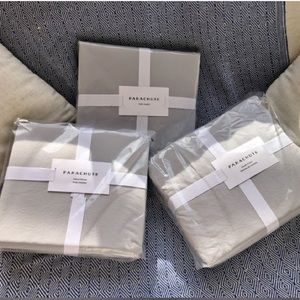 Parachute percale sheet set + duvet cover - King (brand new, unopened)